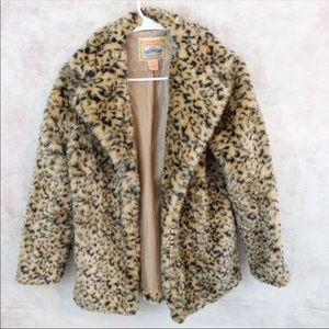 Vintage Fur Cheetah Coat